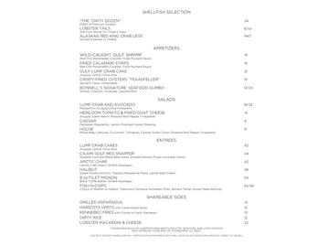 Waters Restaurant menu photo