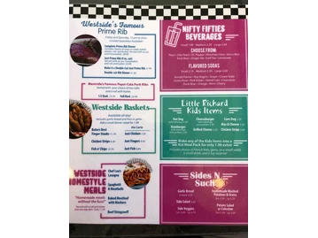 Westside Drive In menu photo