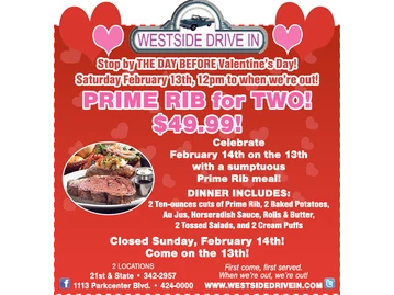Westside Drive In menu photo