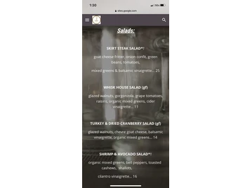 Whisk Gourmet Food & Catering menu photo