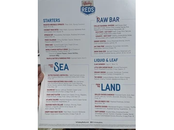 Whiskey Red's Restaurant & Events menu photo