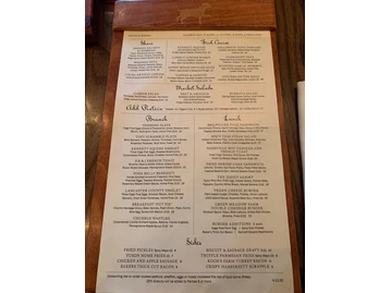 White Dog Cafe menu photo