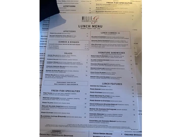 Willie G's Seafood & Steaks menu photo