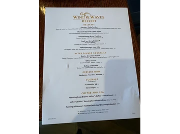 Wind & Waves Grill menu photo
