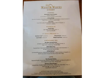Wind & Waves Grill menu photo