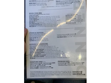 Wood Ranch menu photo