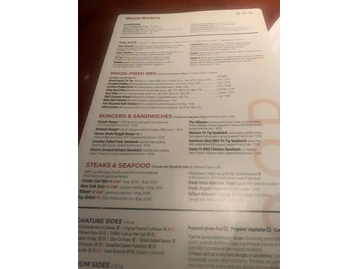 Wood Ranch menu photo