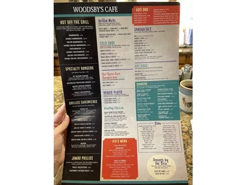 Woodsby's Countryside Cafe menu photo