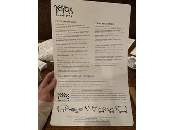 YaYas Euro Bistro in Overland Park menu photo