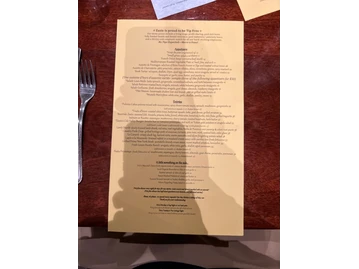 Zazie menu photo