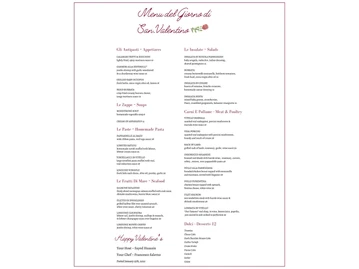 Zeffirelli Ristorante Italiano menu photo
