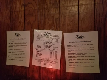 Zelda's Original Gourmet Pizza menu photo
