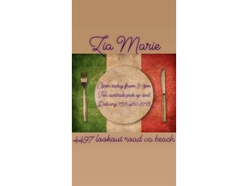 Zia Marie Restaurant menu photo