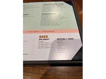ZuZu menu photo